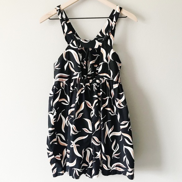 ANTHRO Hei Hei Palma Romper Black Printed Size XS - Picture 9 of 13
